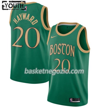 Canotte Bambino Boston Celtics Gordon Hayward 20 2019-20 Nike City Edition Swingman